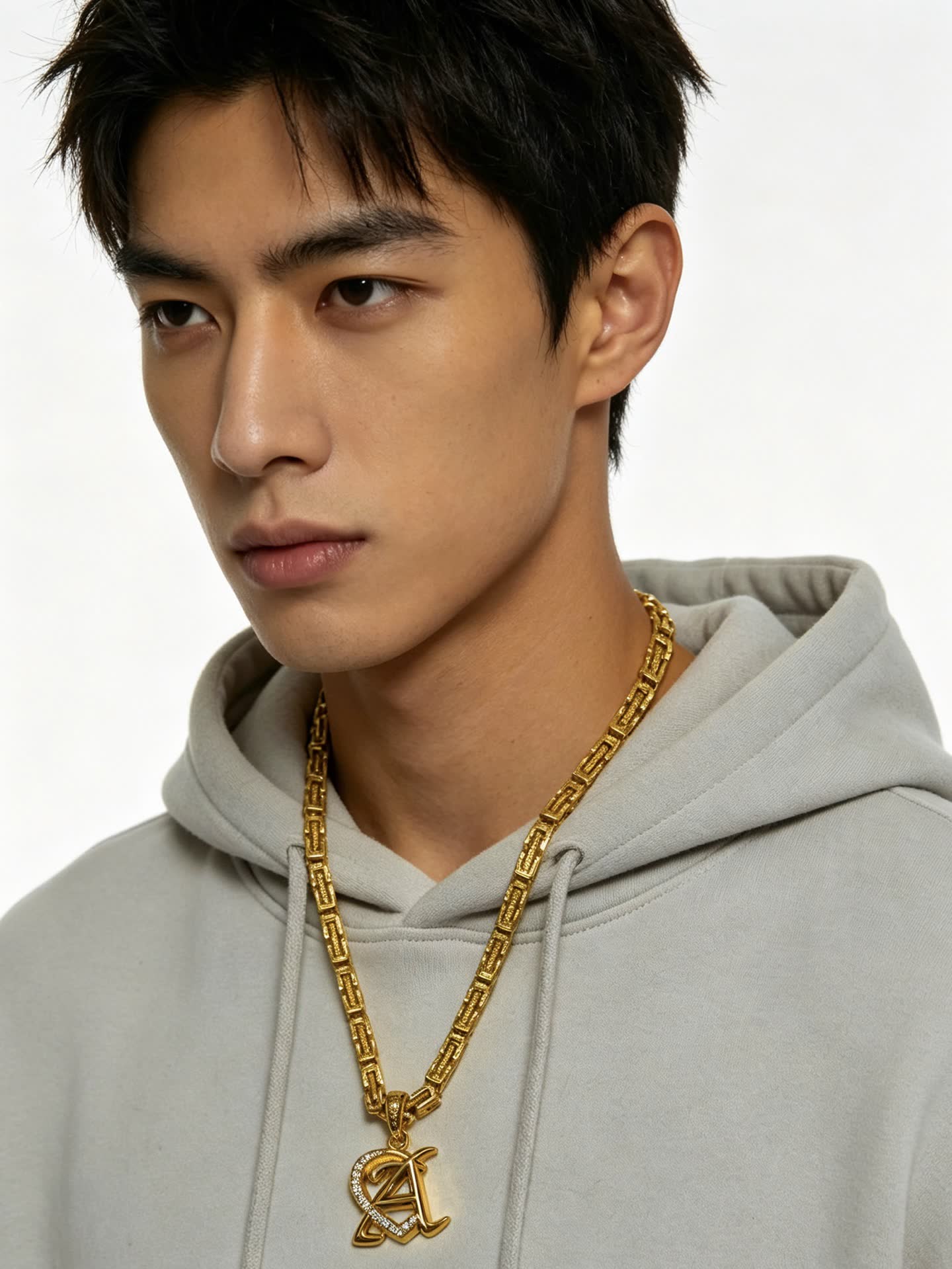 Chrome Hearts Gold Chain with Medusa Pendant